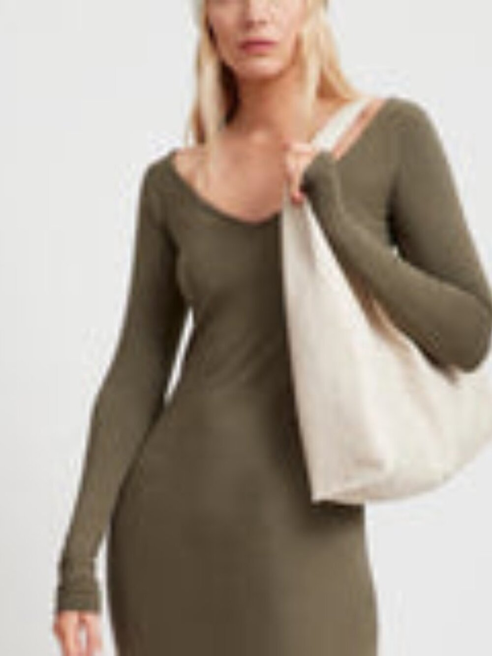 Marcella Barrow Dress in Olive